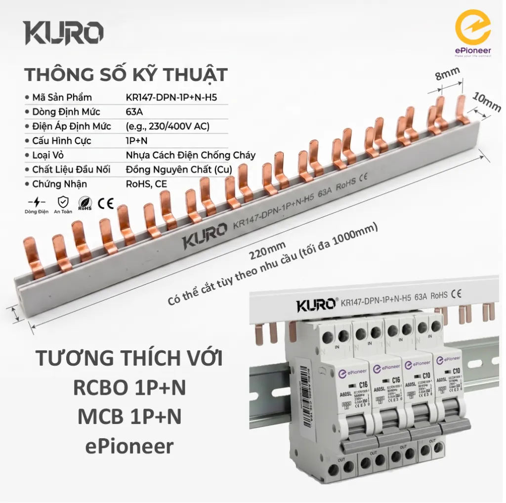BUSBAR KURO RCBO EPIONEER.webp