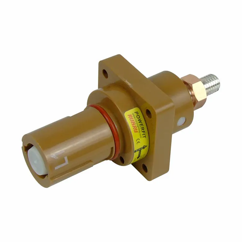 Powerlock 400A Tiêu Chuẩn Quốc tế Phích Cố Định - Đầu Cái