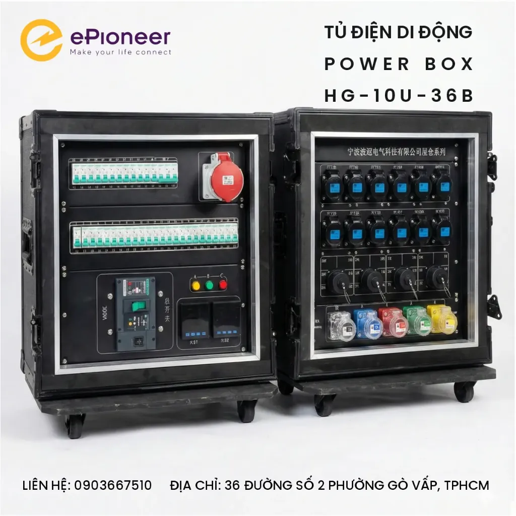 Tủ điện di dộng - power box  HG-10U-36B