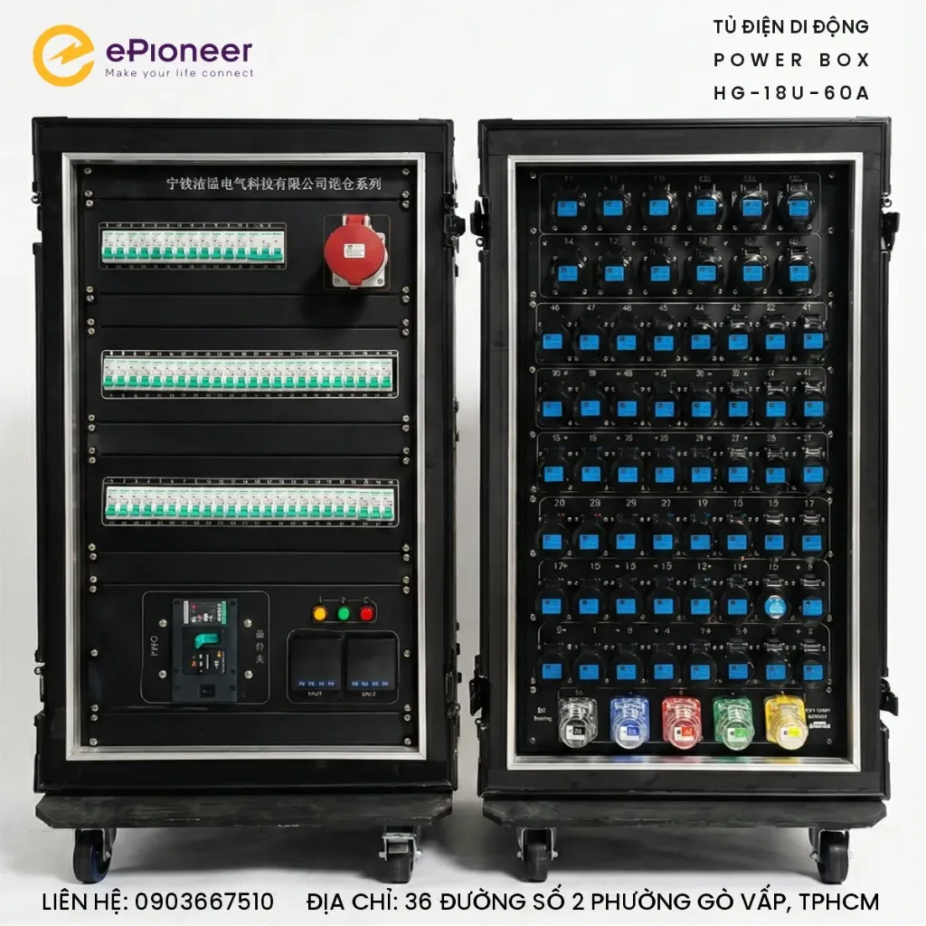 Tủ điện di dộng - power box  HG-18U-60A