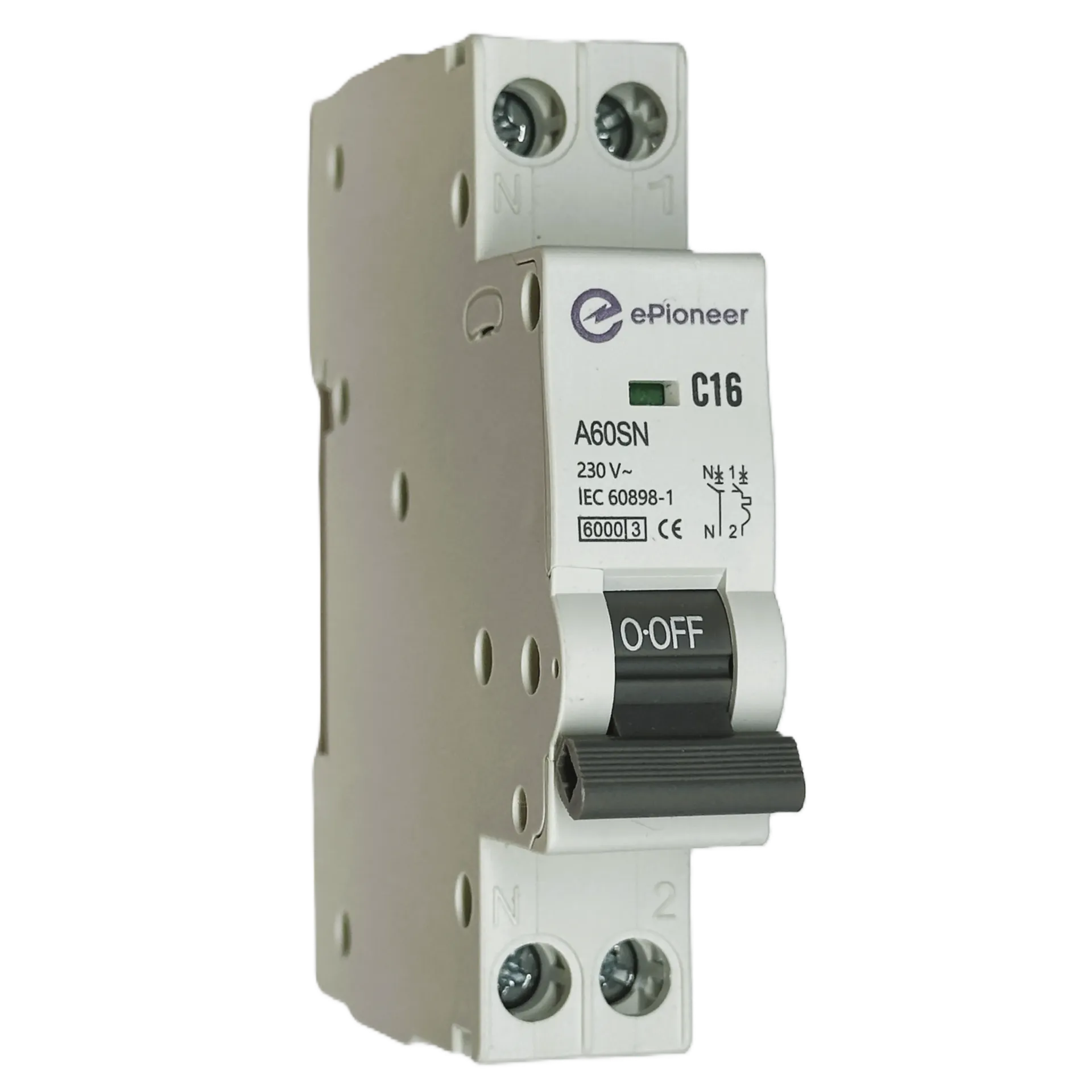 MCB A60SN C16 16A Cầu dao tự động 2 cực