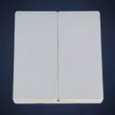 Mặt công tắc, bề mặt kính cường lực - 2 công tắc 1 chiều