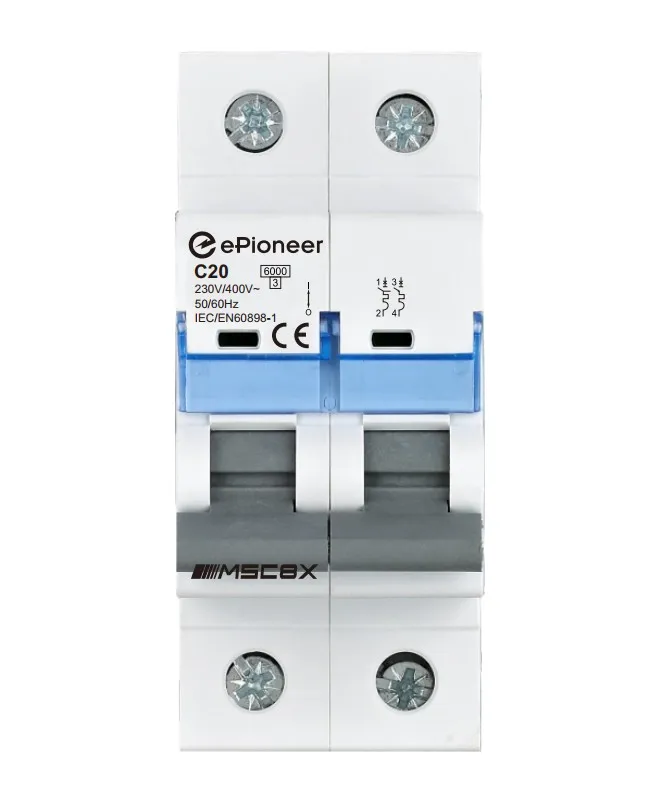 MCB C20 6KA ePioneer MSC8X 1P+N