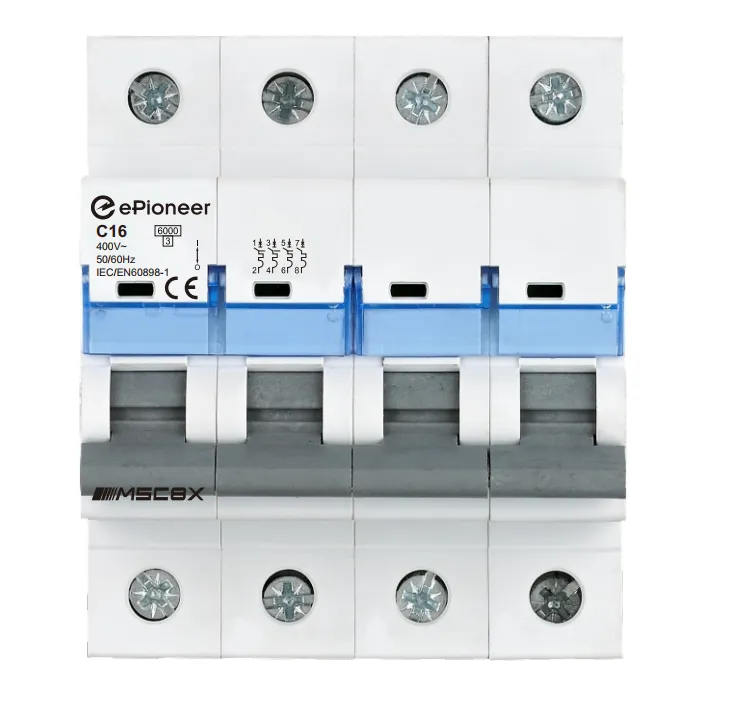 MCB C16 / C32 / C63 6KA ePioneer MSC8X 3P+N