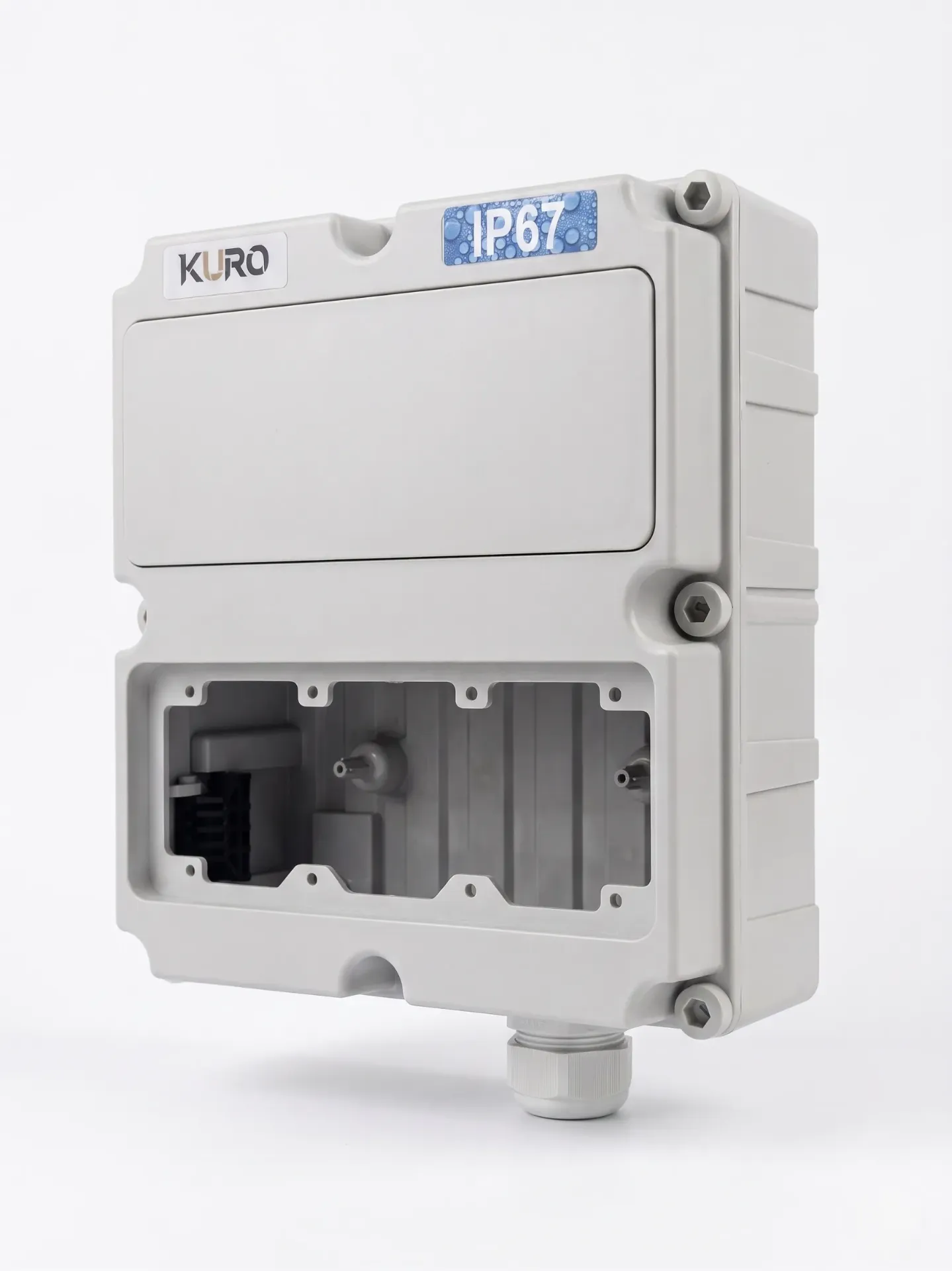 Tủ điện chống nước - KURO - loại 2 mô-đun - IP67