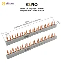 Thanh cái đồng răng lược - Busbar KURO KR147 DPN 1P+N H5 63A RoHS CE